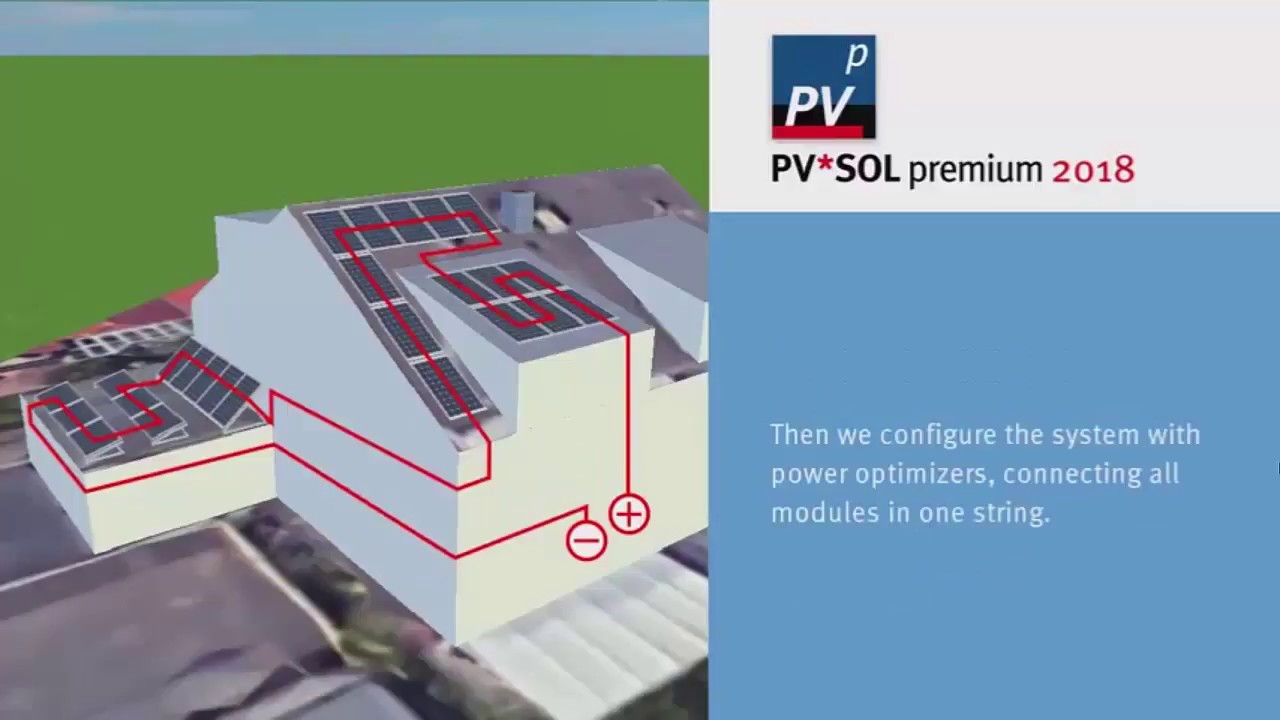 Polystrings, Power Optimisers and MPP characteristics in PV*SOL premium 2018