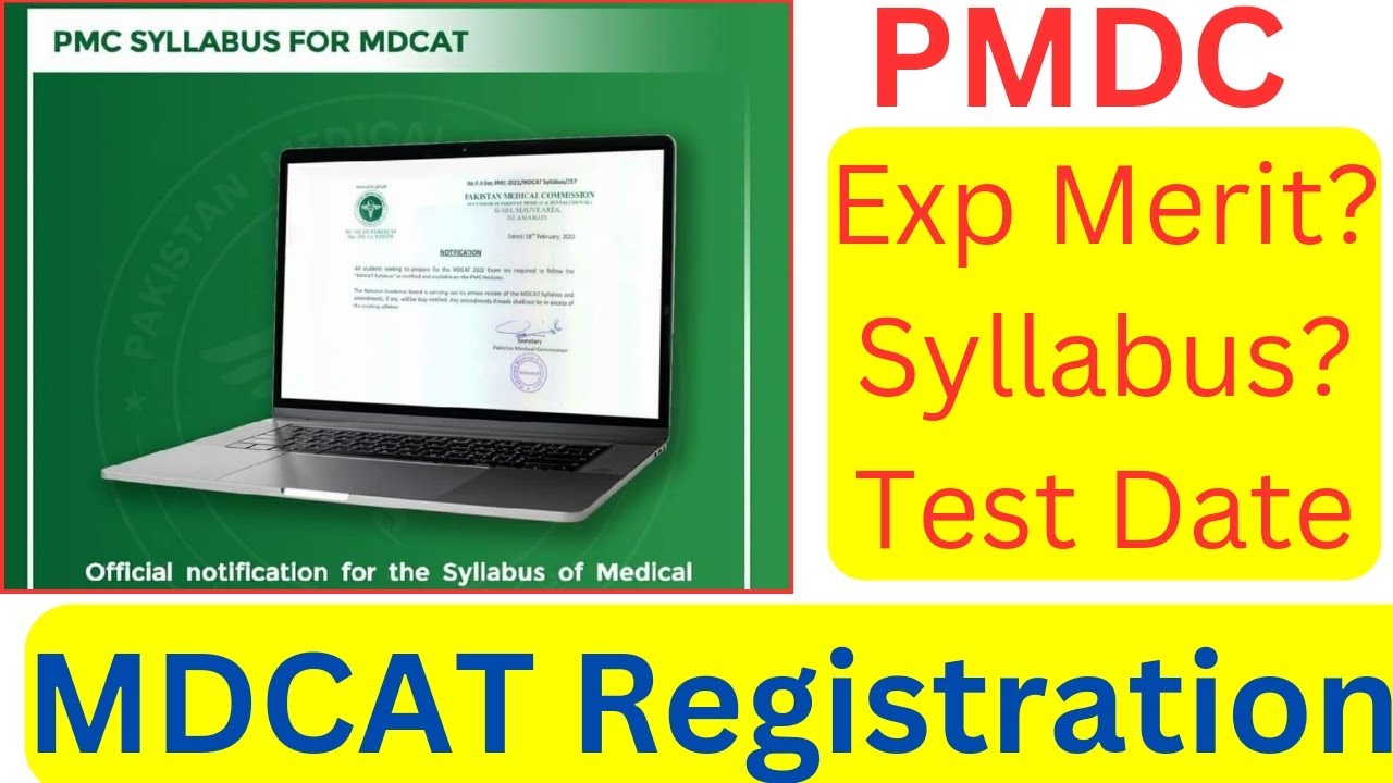 PMDC MDCAT 2024 Registration and Syllabus announcement/PMDC Latest News/MDCAT 2024 #PMDC #mdcat2024