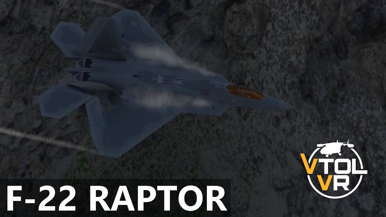 They Added an F-22 RAPTOR To VtolVR - Flying the Brand-new F-22 For the First Time!