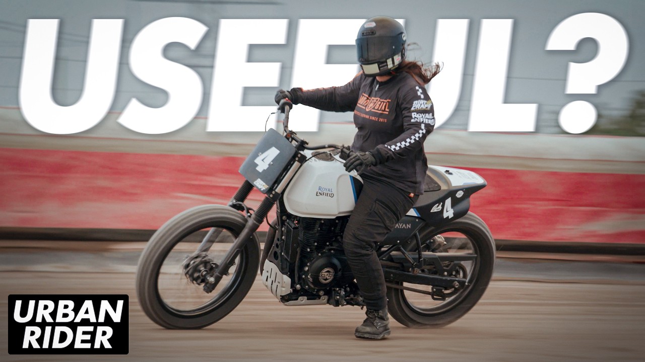 IS FLAT TRACK USEFUL? Urban Riders try flat track for the first time