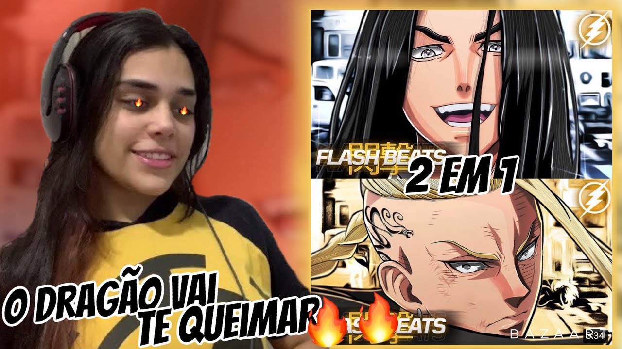 REACT | Rap do Baji & Rap do Draken (Tokyo Revengers) | FLASH BEATS