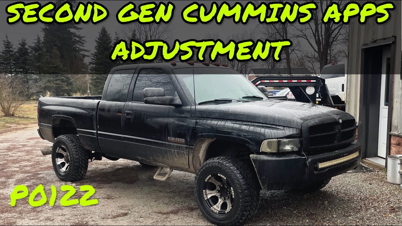 SECOND GEN CUMMINS APPS ADJUSTMENT (TCC CYCLING, P0122)