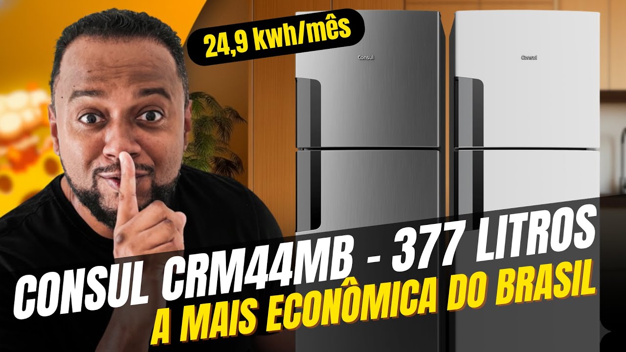 ❄️ GELADEIRA CONSUL CRM44MB - 377 LITROS - A MAIS ECONOMICA DO BRASIL ⬅️