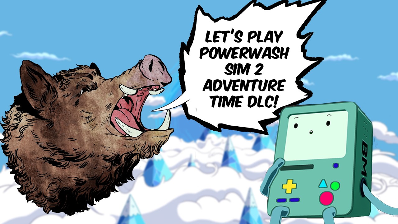 Let's Play Powerwash Sim 2's Adventure Time DLC!