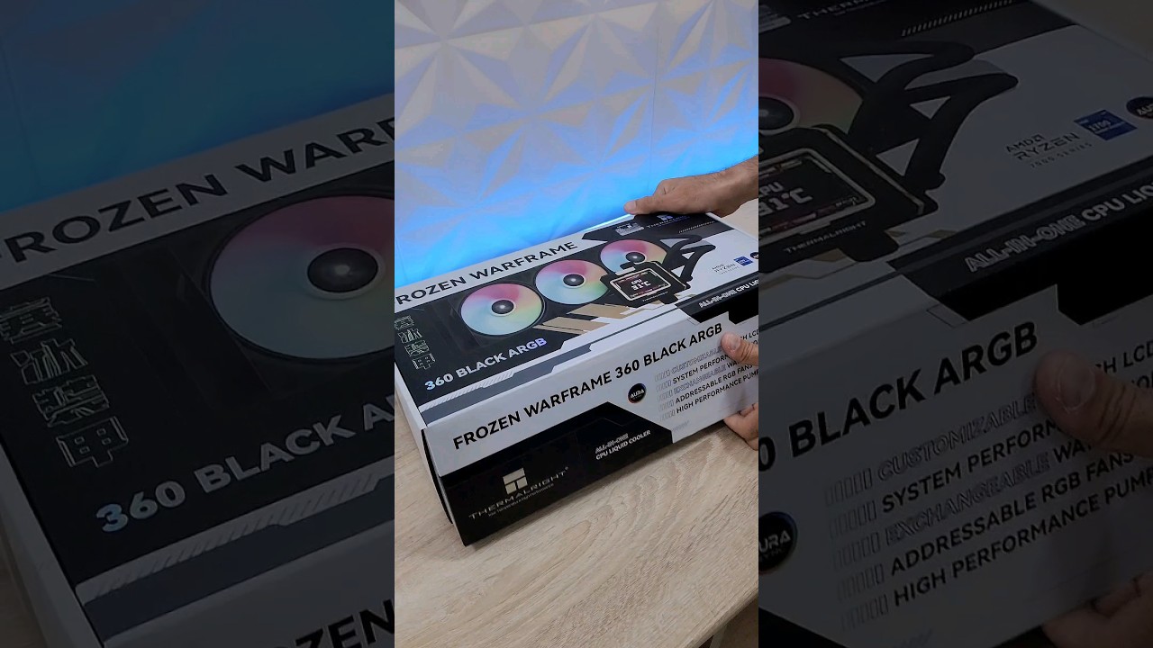 Thermalright Frozen Warframe 360 ARGB liquid cooler #thermalright #liquidcooler #pcsetup #pcbuild