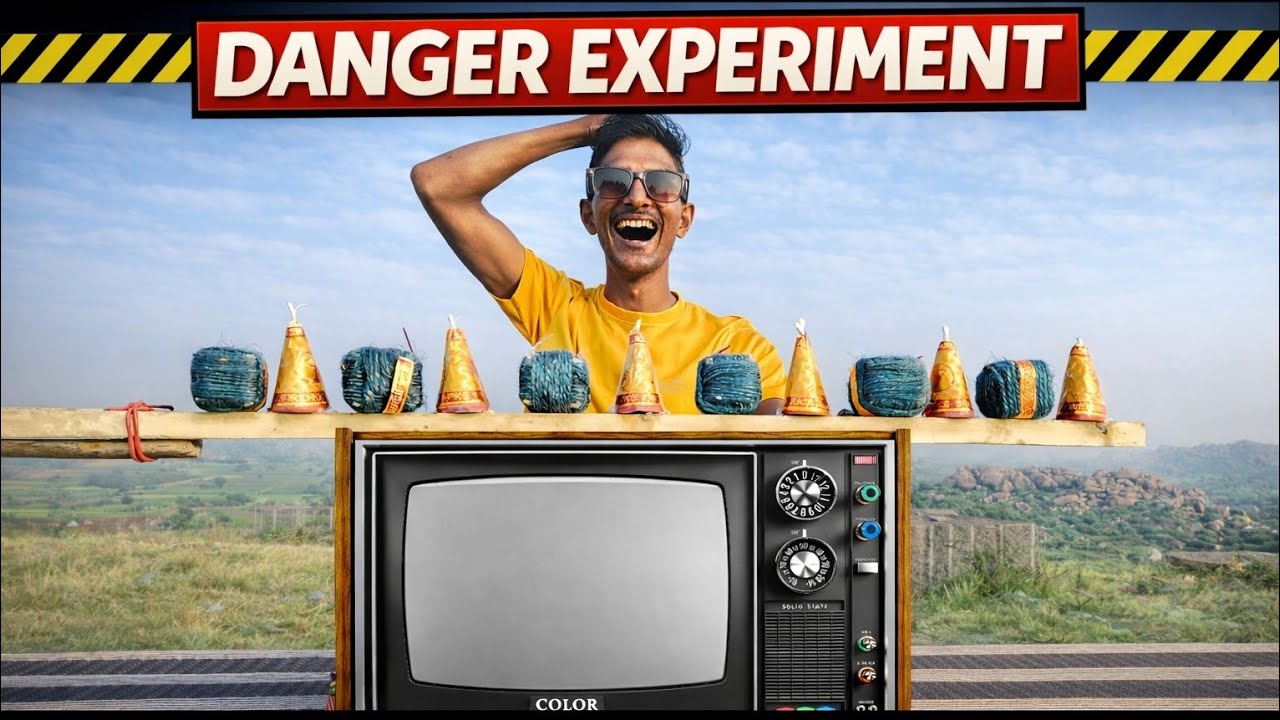 LED TV Par Anar Rakha Aur Phir… 😱 | Dangerous Experiment