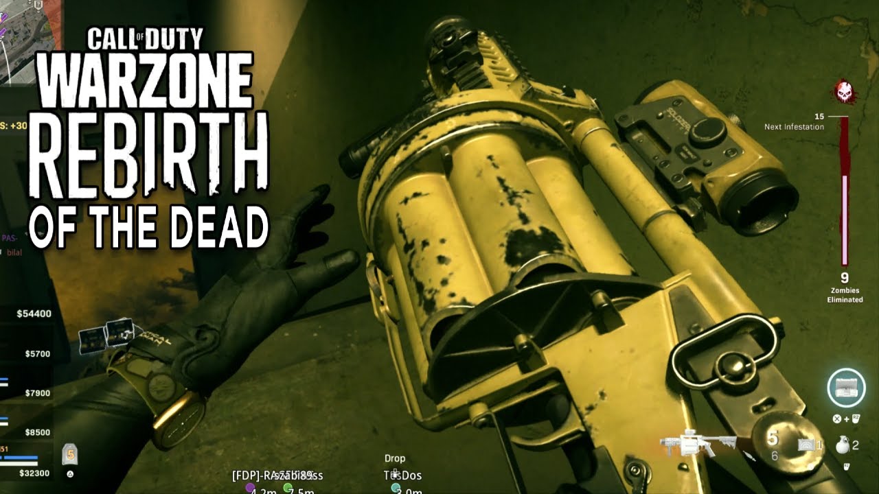 Milkor Mark 14 & HK433 - Warzone Rebirth of the Dead Zombies Win PS5 Gameplay