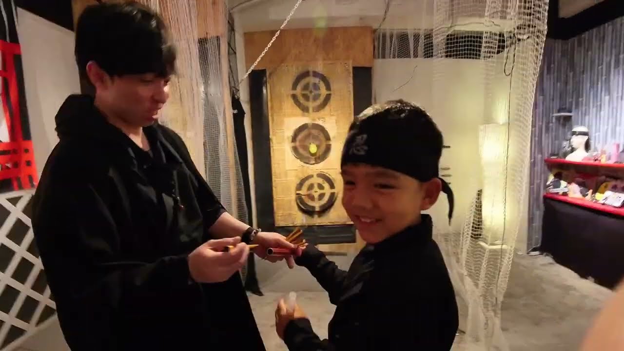 Ninja Experience Cafe Harajuku Tokyo 🥷🇯🇵|  Nirvan Gurung Ninja Training in Japan |