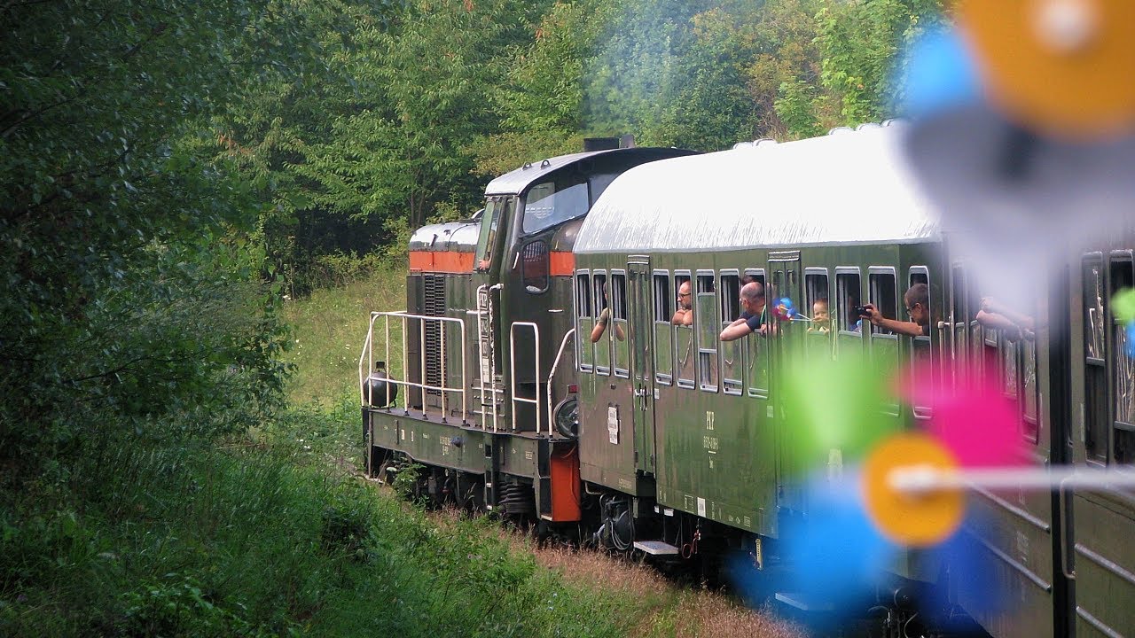 SM42-1031 z Pociągiem Transwersalnym na linii kolejowej nr 104 przez Beskid Wyspowy. 22.08.2021