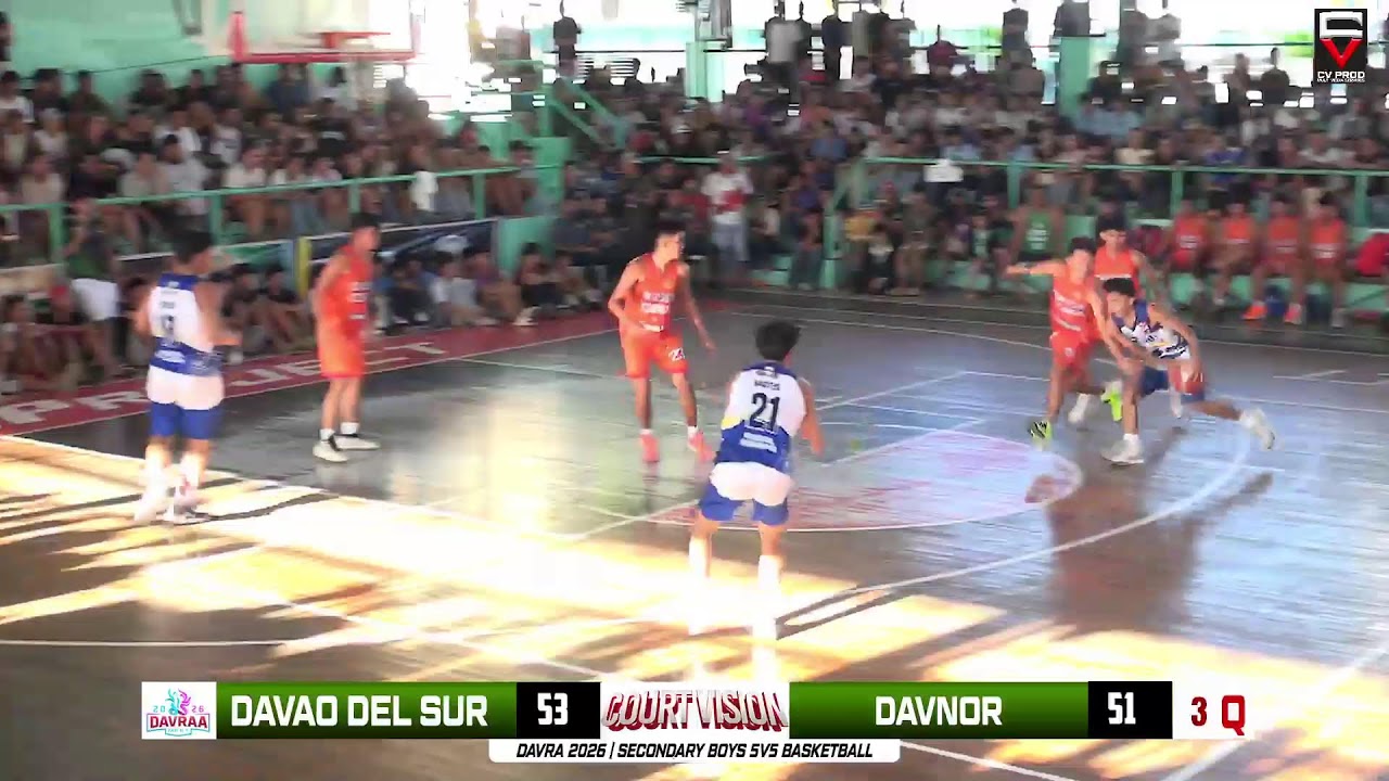 DAY 2: DAVRAA 2026 | SECONDARY BOYS 5V5 BASKETBALL  Davao City vs Davao Occidental