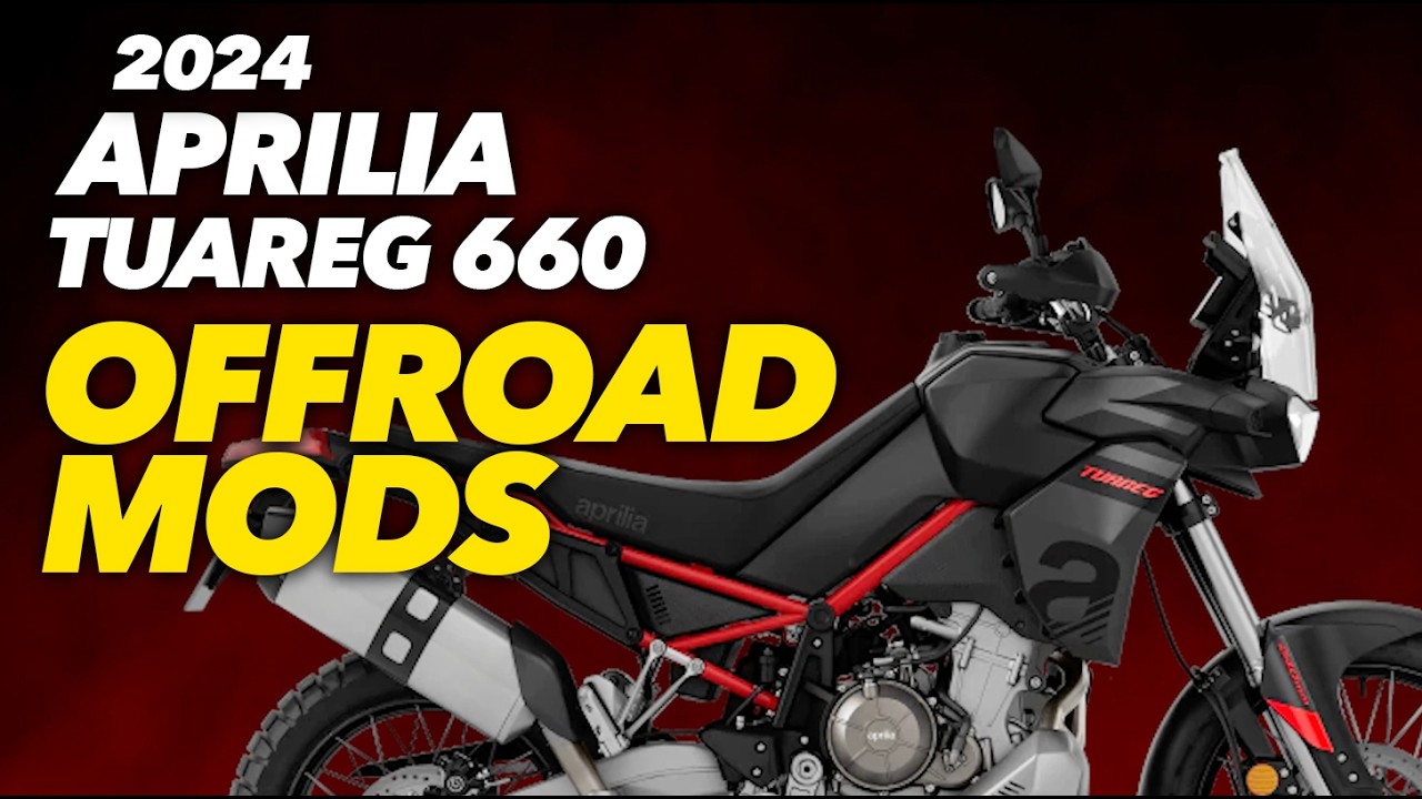 2024 Aprilia Tuareg 660 Off Road Mods | GETTING READY TO RIDE OFF ROAD!