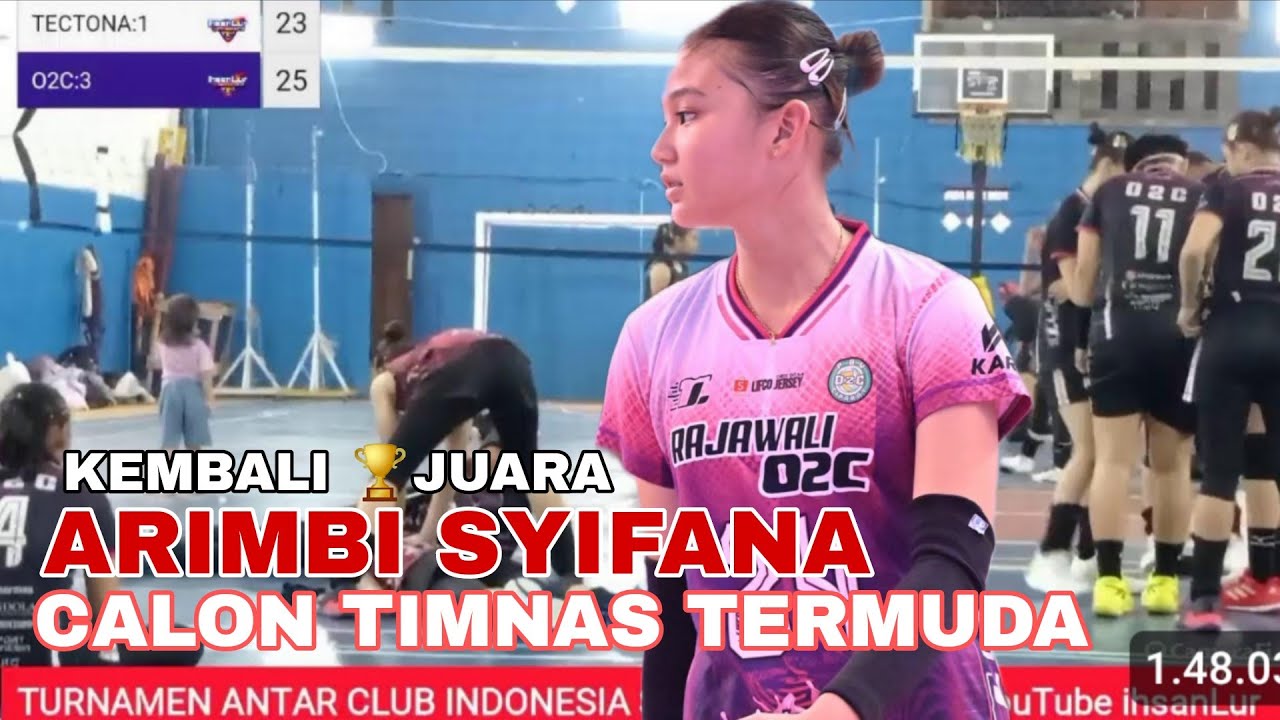 LIVE FINAL ARIMBI SYIFANA O2C CIPARAY VS BANDUNG TECTONA ANTAR CLUB INDONESIA S2RCUP VOLI BANDUNG