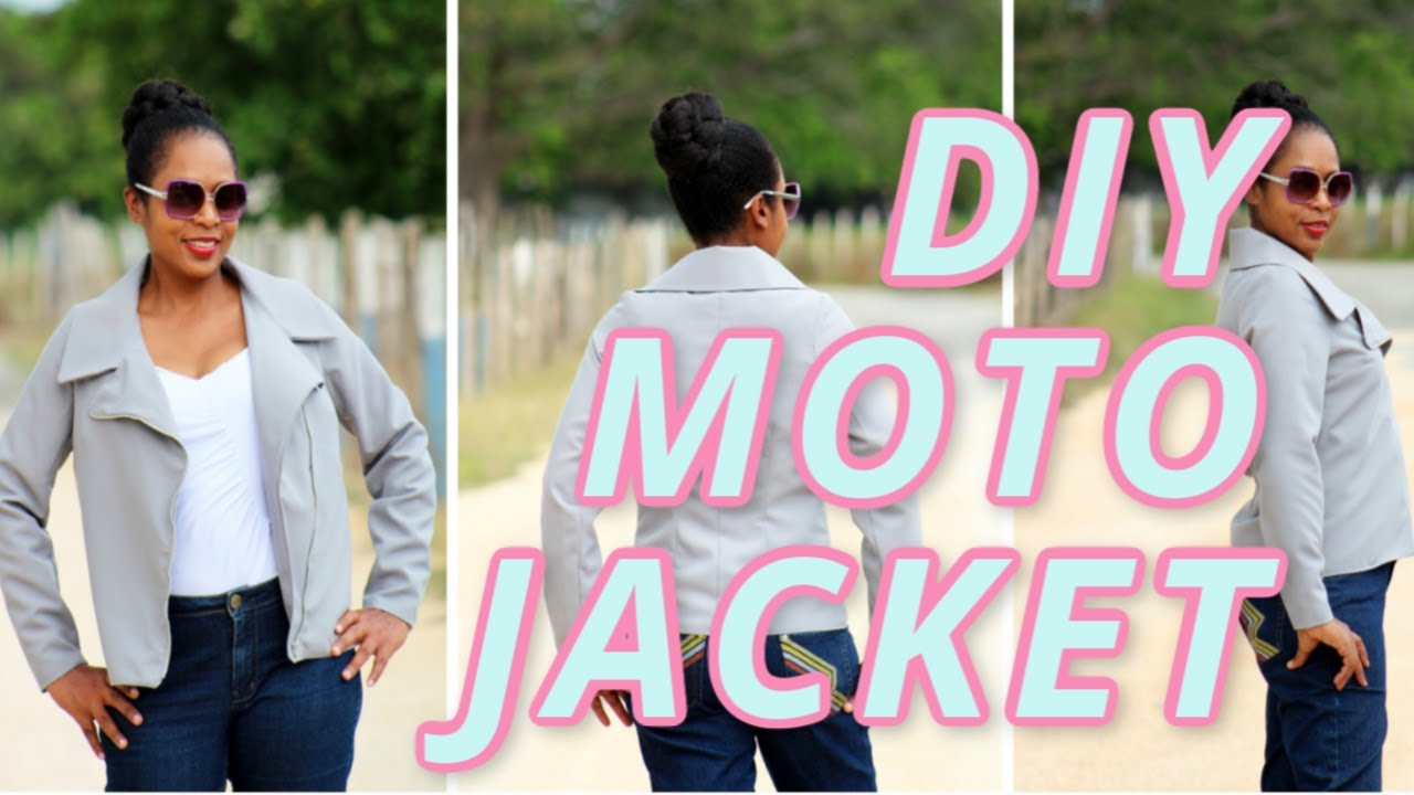 How To Sew a Trendy Moto Jacket!  Turn Heads Today!