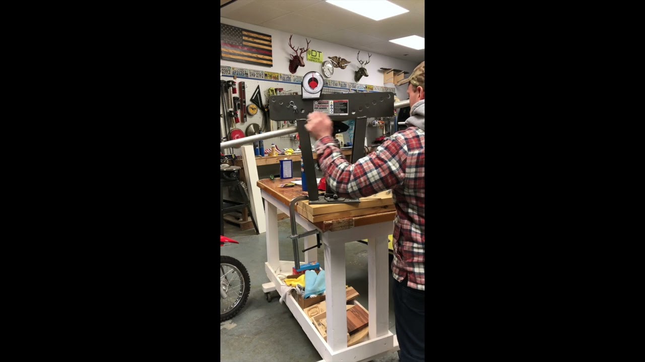*2022 Update* Harbor Freight 12 Ton Pipe Bender For Bending Aluminum Pipe *Actually Worked!!*