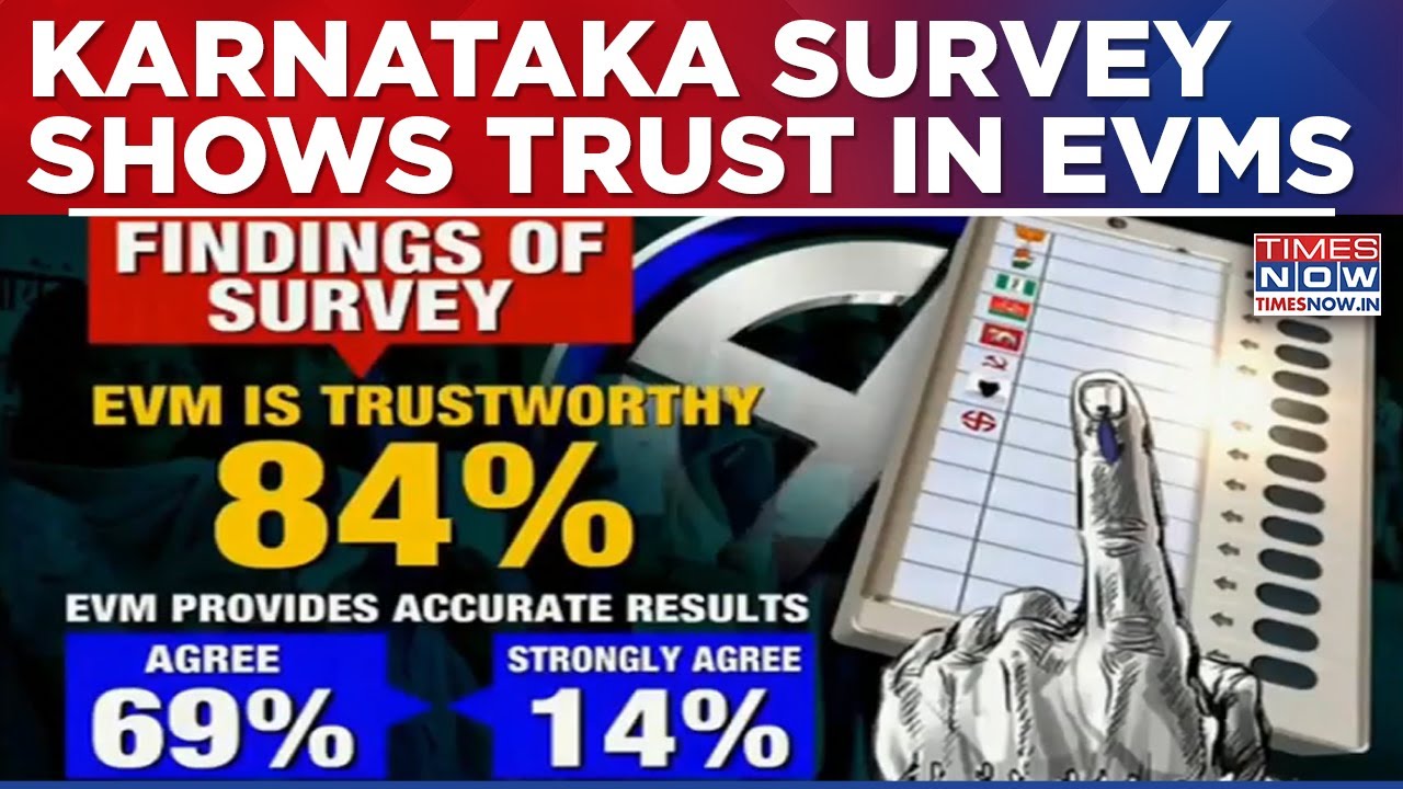 Karnataka Govt Survey Shows Faith In Elections EVMs BJP Says Report Deleted After Backlash Issue