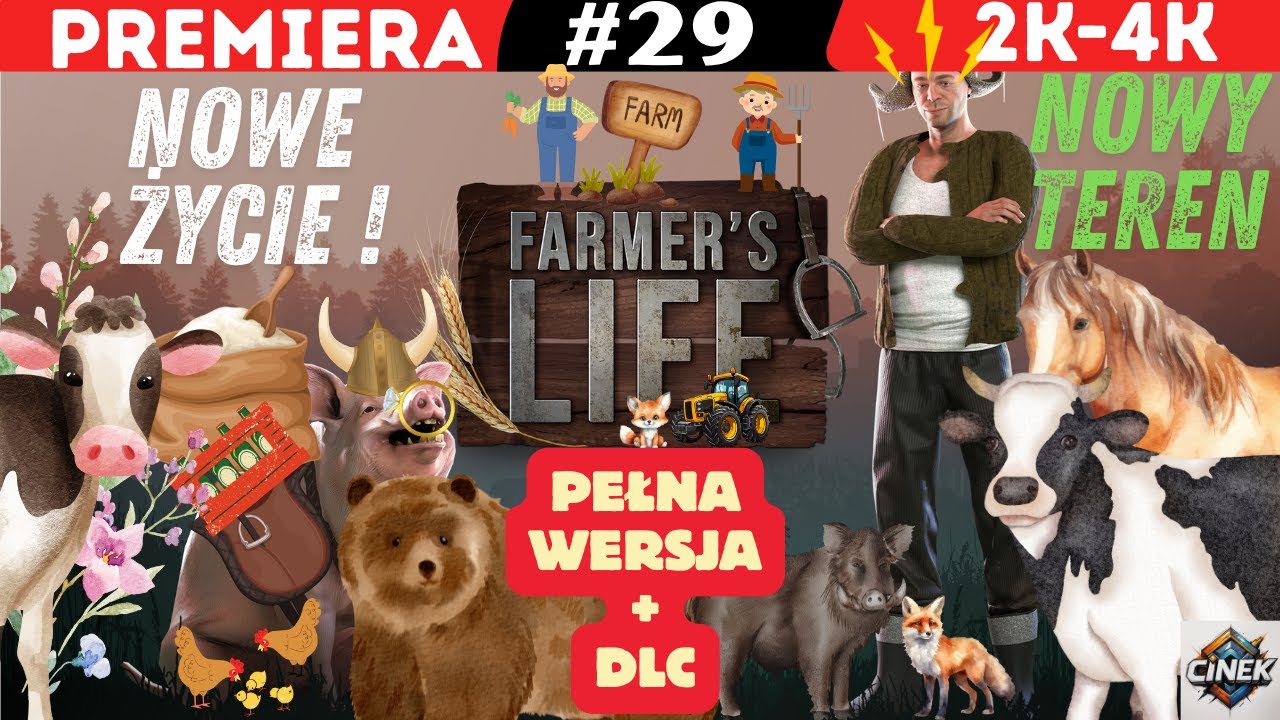FARMERS LIFE#29 🧑&zwj;🌾NOWE ŻYCIE🐄 NOWE POLE🚜  PEŁNA WERSJA+DLC #gamingmemes#letsplay#games #gaming