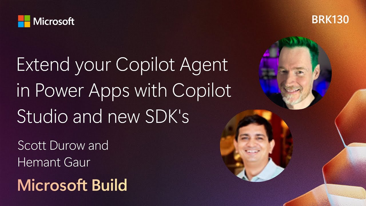 Расширьте возможности Copilot Agent в Power Apps с помощью Copilot Studio и новых SDK | BRK130