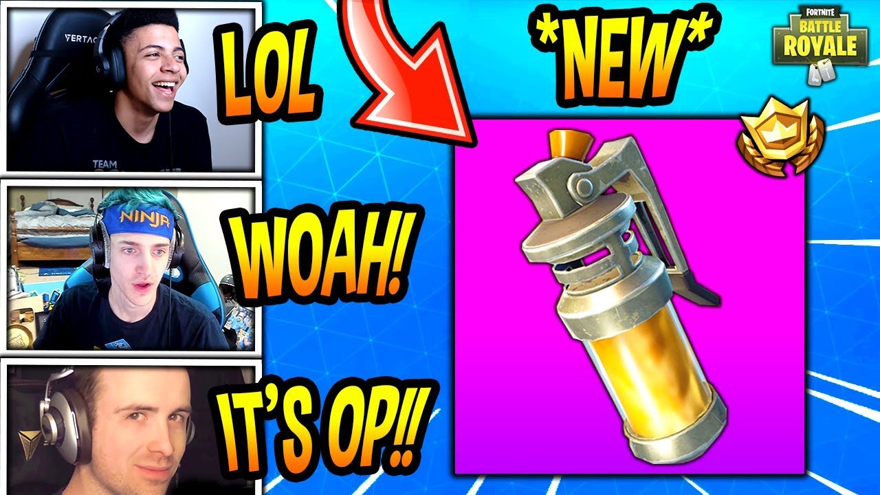 STREAMERS REACT TO *NEW* STINK BOMB! *EPIC* Fortnite FUNNY & SAVAGE Moments
