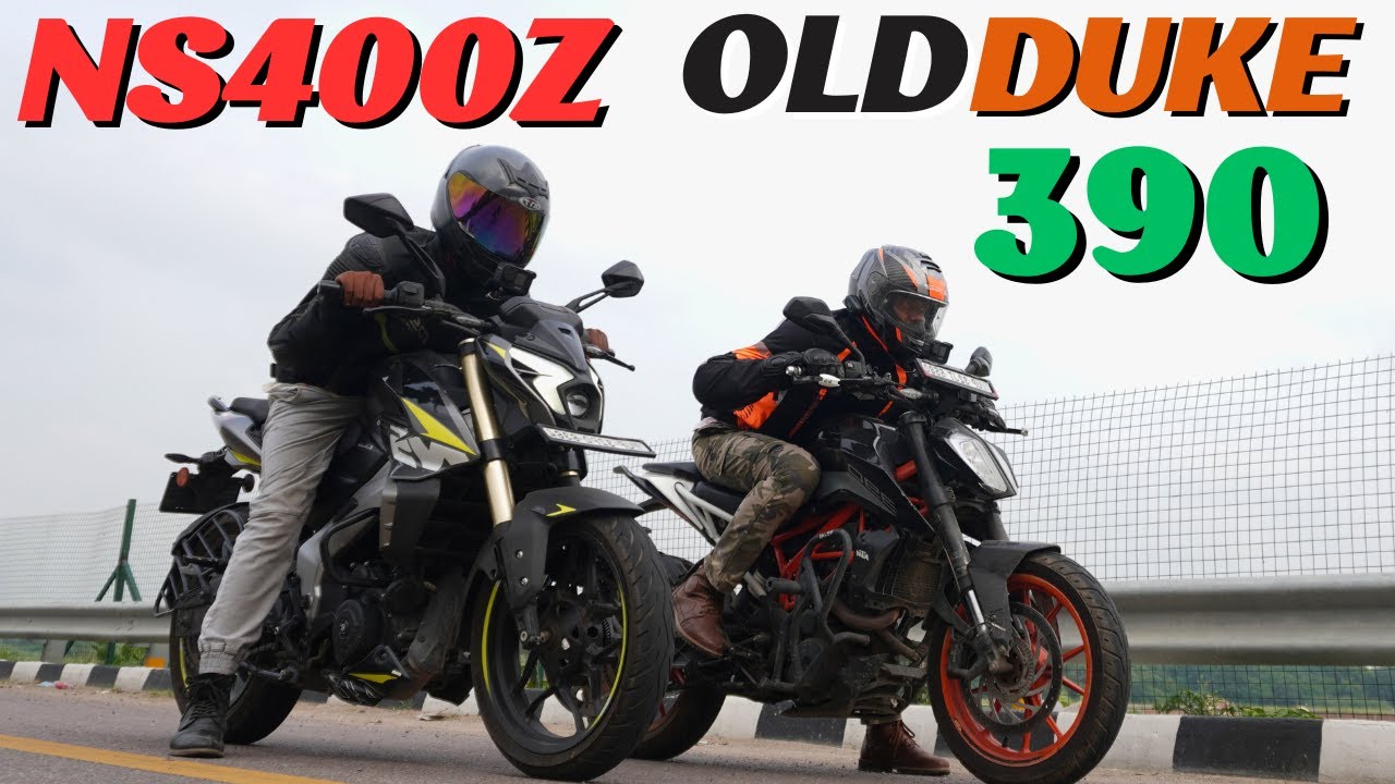Pulsar NS400Z vs Old Duke390 Drag Race