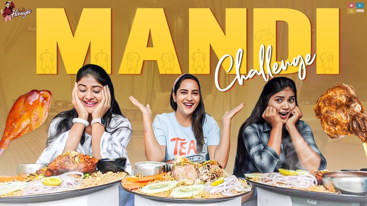 Mandi Challenge || Mutton Mandi || Chicken Mandi || Fish Mandi || Lockdown Challenge || It's Himaja