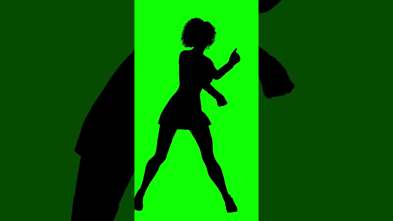 Free Green Screen Video: Silhouette of a Woman Dancing &ndash; Download Now!  #digitalcontent