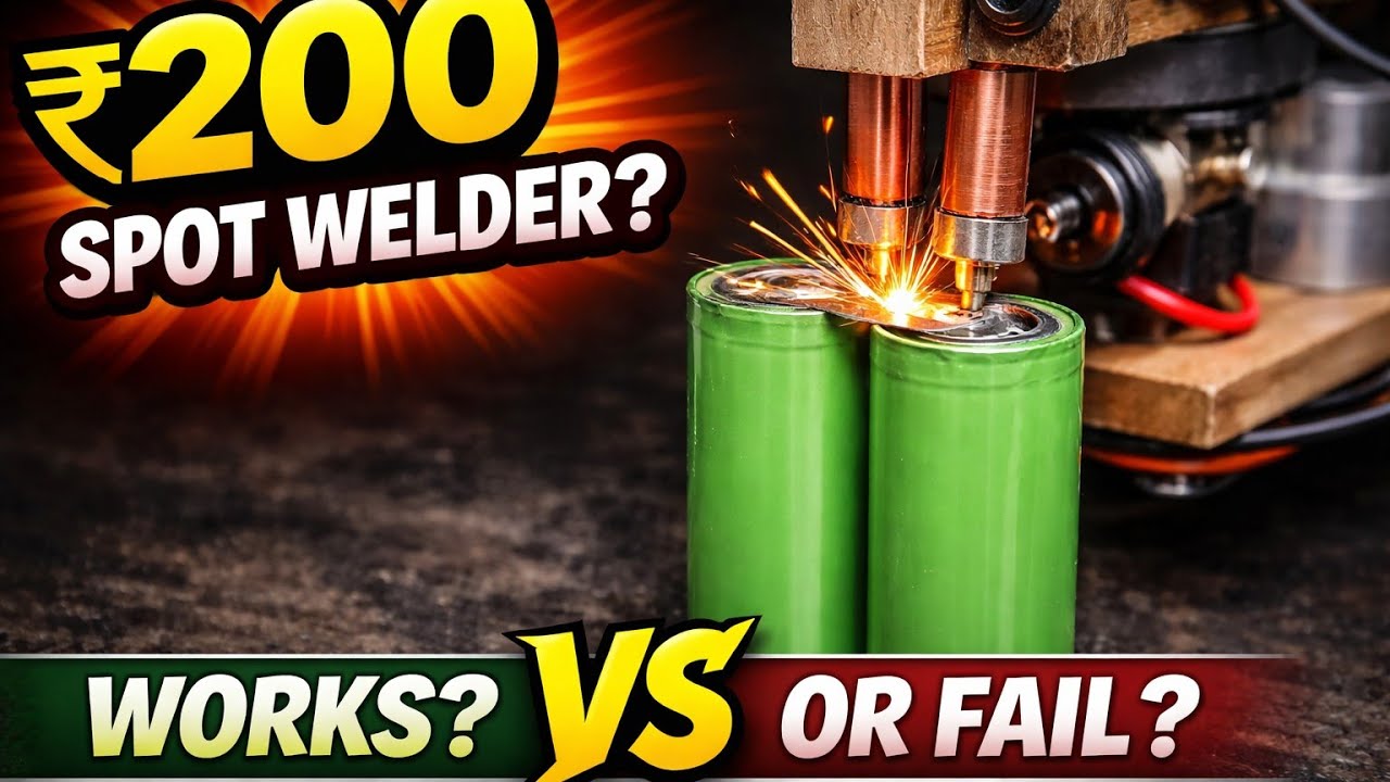 Building Diy Spot Welding machine #diy #spotwelder #lithiumbattery #18650battery   #buildingcircuits