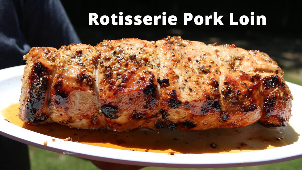 Rotisserie Pork Loin | Pork Loin Roast on Napoleon prestige 500 with Malcom Reed HowToBBQRight