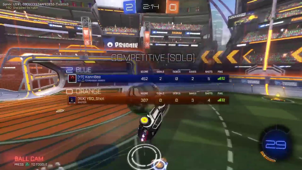 Playing Rocket league