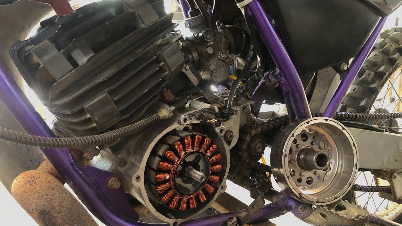 DIY electric starter conversion sa Yamaha DT125 2stroke part 2