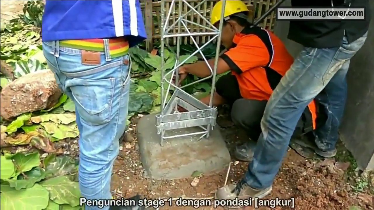 Cara Pasang Tower Triangle by Gudang Tower