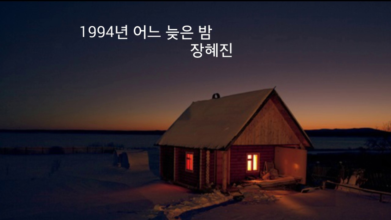 1994년 어느 늦은 밤  장혜진 [가사]