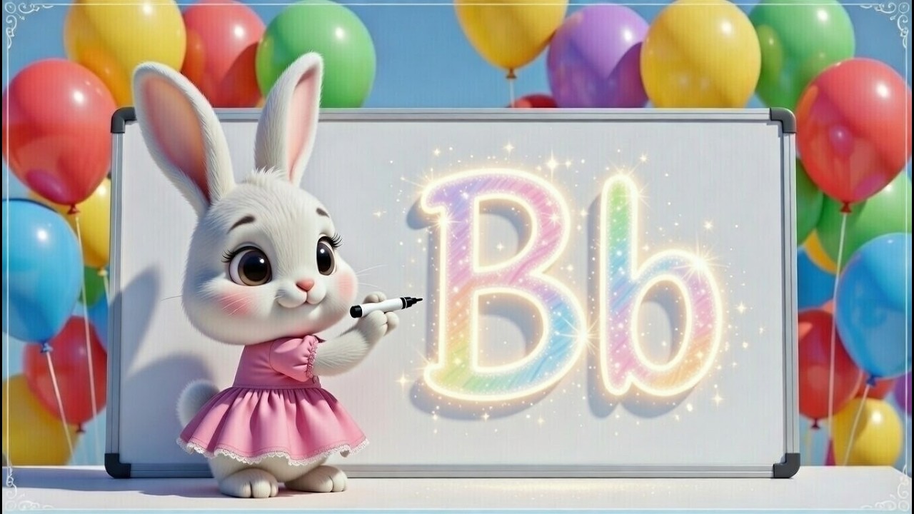 Learn writing letter B b / learn a to z series / ABC star kids learning a to z .#nurseryrhymes 