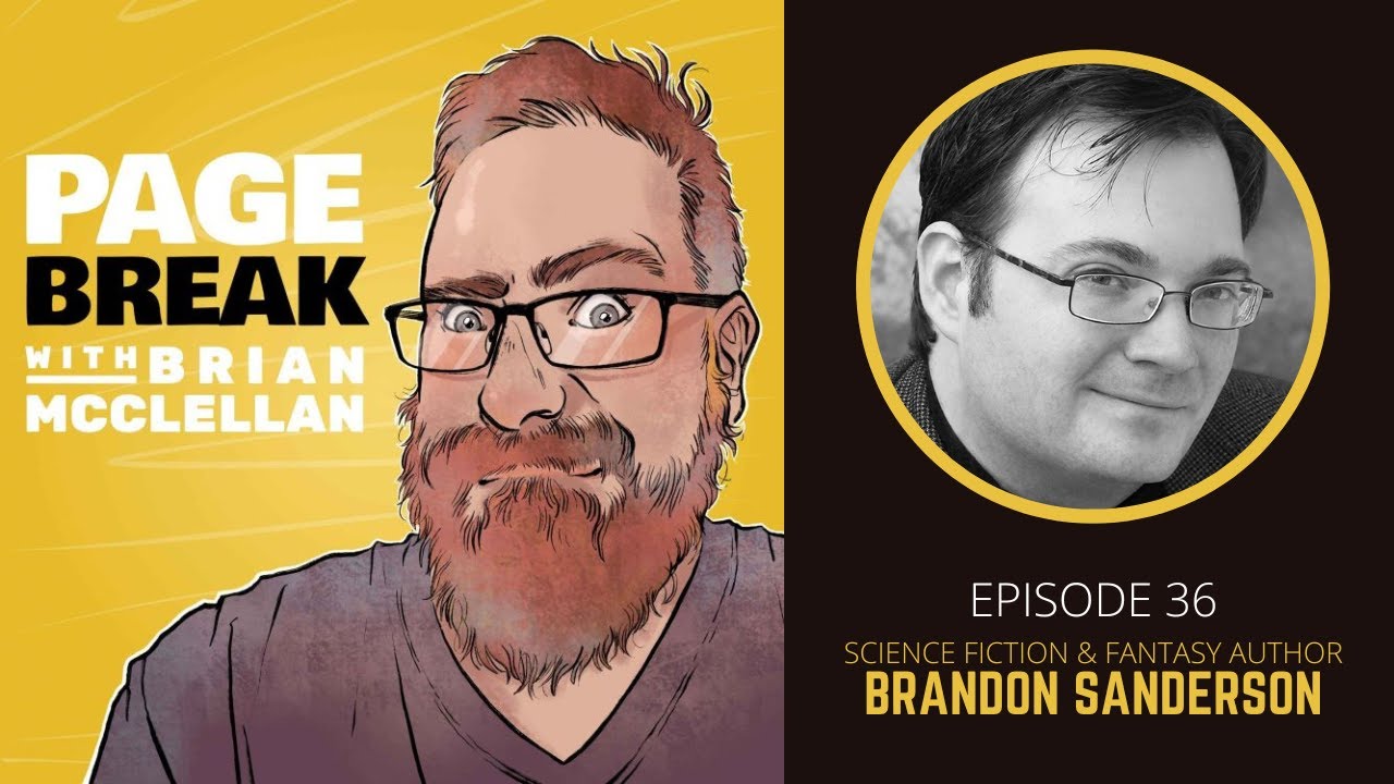 Page Break with Brian McClellan: Ep 36 - Brandon Sanderson - Science Fiction and Fantasy Author