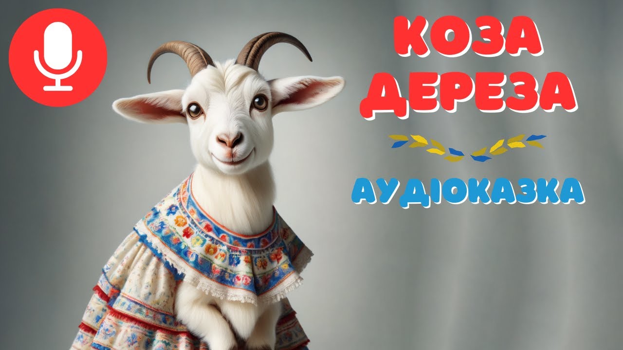 🎧 Коза Дереза – Українська народна казка для дітей | Аудіоказка українською