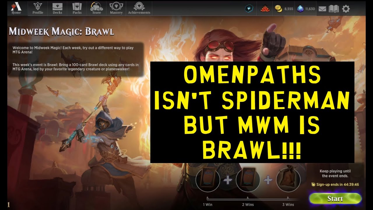 Магическая драка середины недели с Omenpaths | MTG Arena | MWM Bo1 Brawl OM1