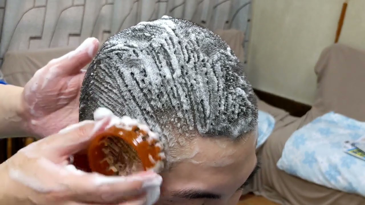 ASMR Japan Barber Washing hair №167