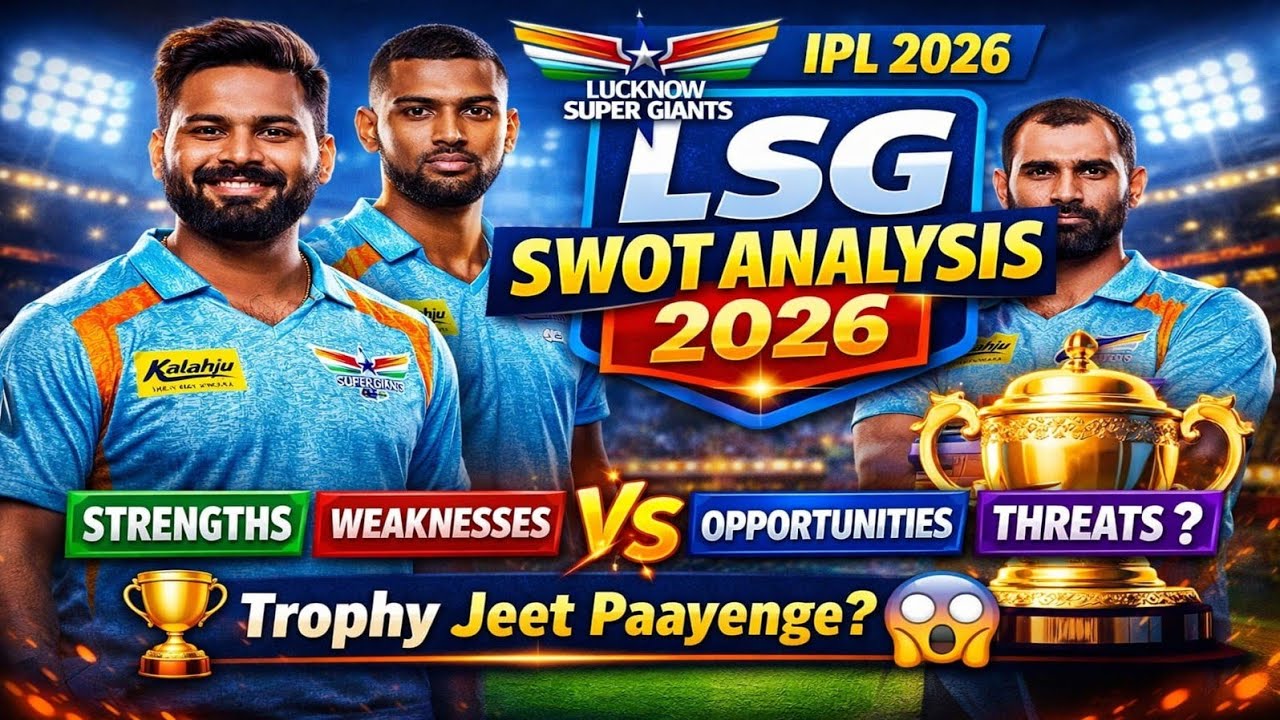 LSG SWOT Analysis 2026 💙 | Strongest IPL Team or Not? 😱