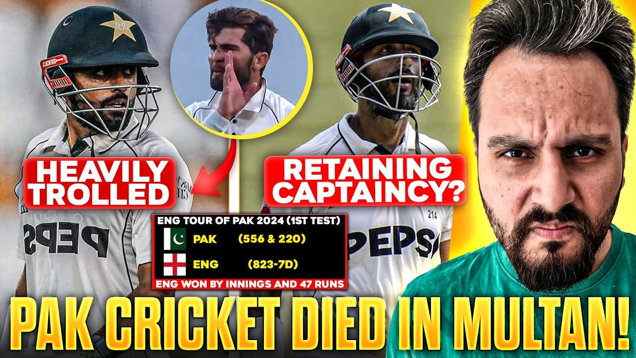 Pakistan Cricket DIED on Multan Road 💔 Drop Babar Azam & Shan Masood ❓️PAK vs ENG 1st Test Review