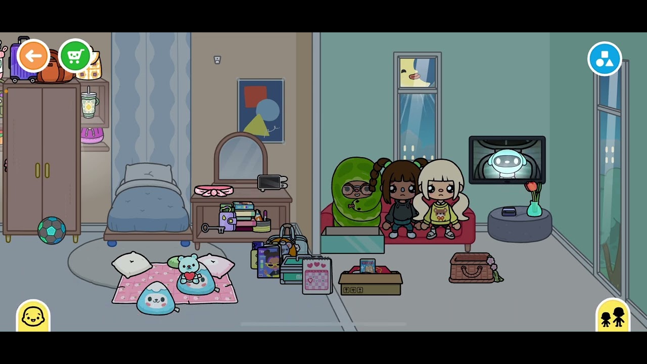 SLEEP OVER!!! (Gone wrong) part 2 (with voice) #tocaaesthetichousetour #toca #tocaadventure