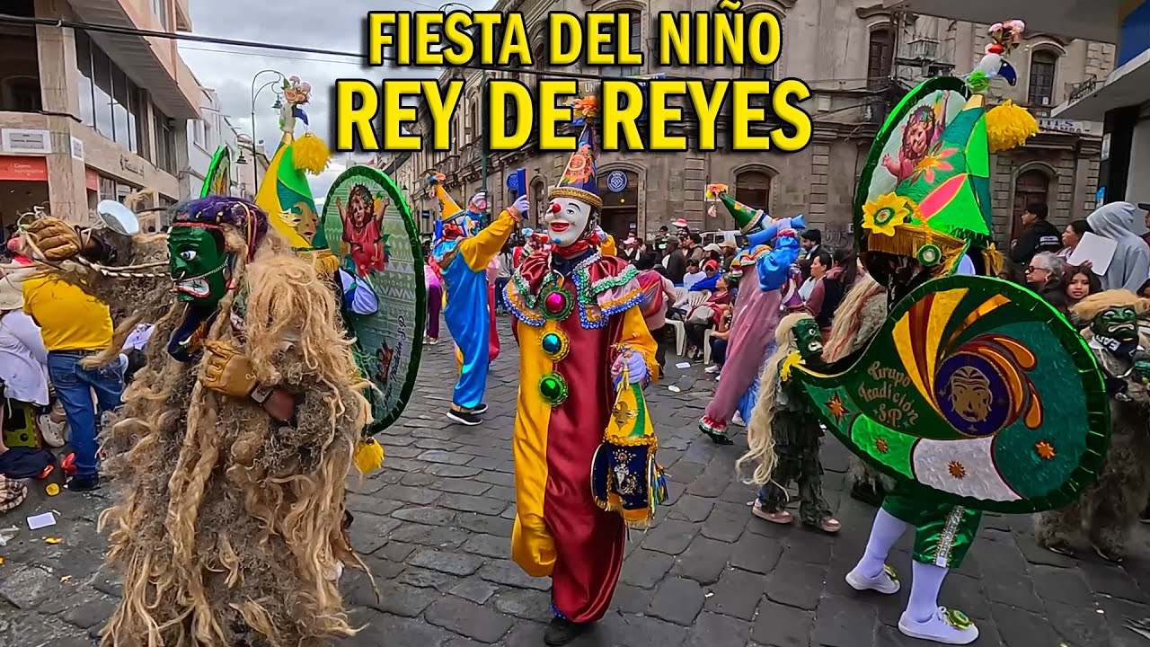 PASE DEL NIÑO REY DE REYES RIOBAMBA 2025. DANZAS Y BAILES TIPICOS - TRADICIONES DE ECUADOR.