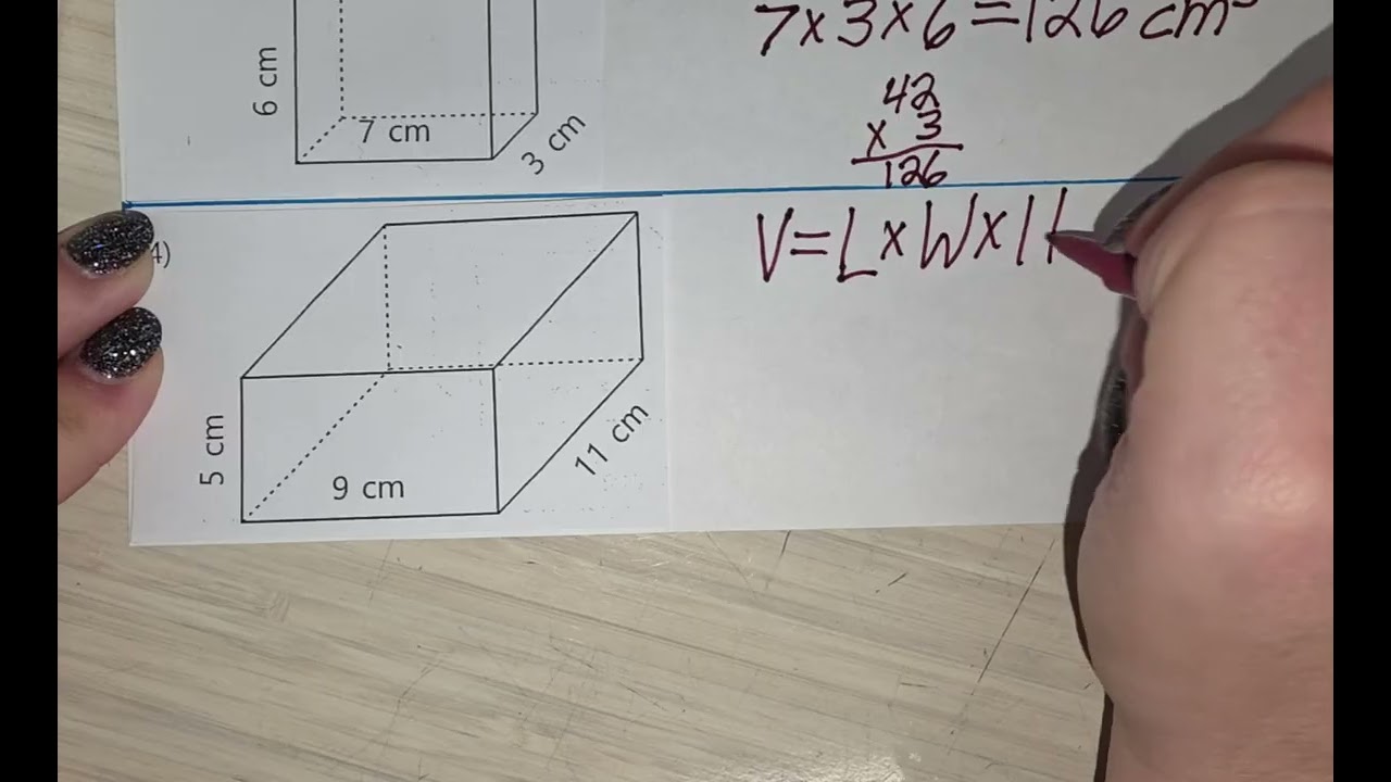 Volume of Rectangular Prisms