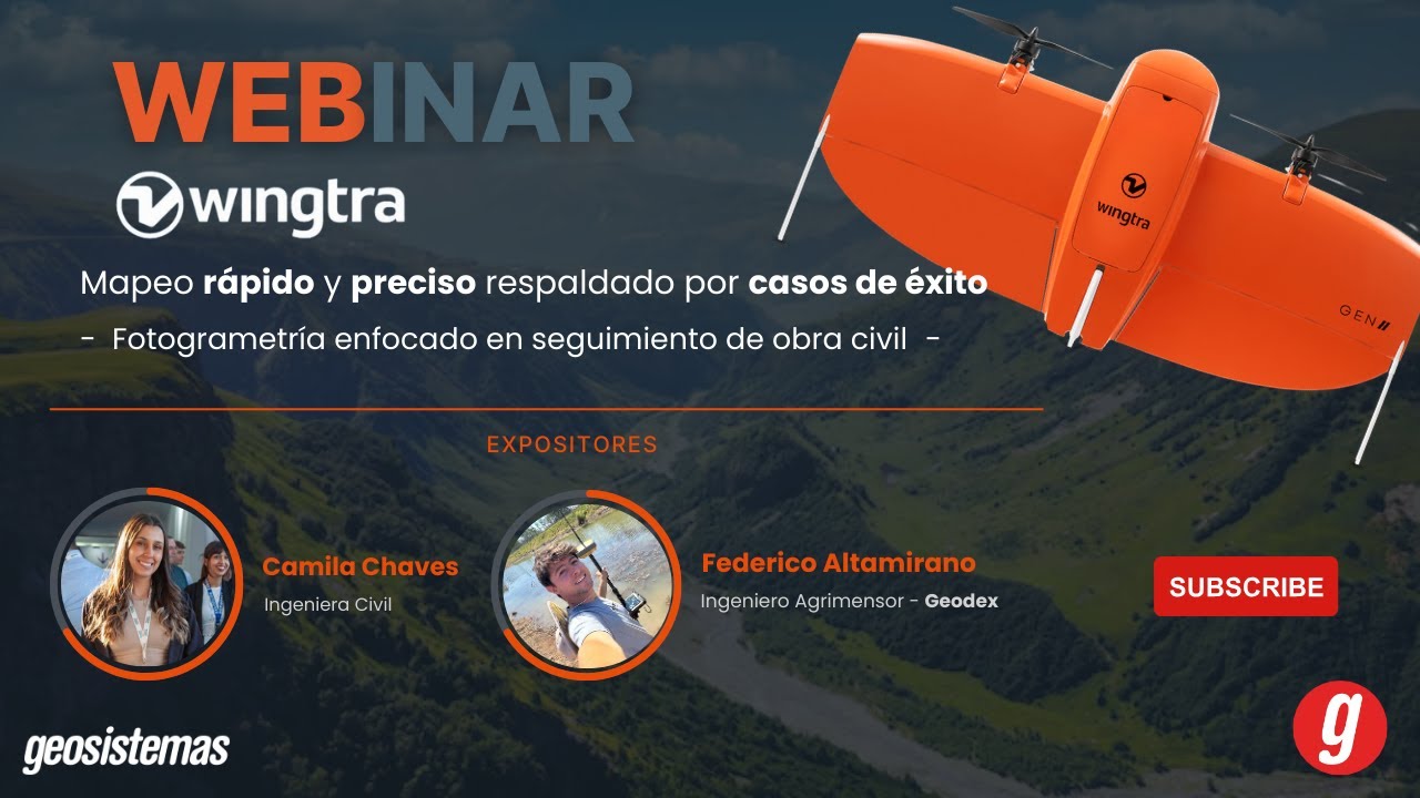 Webinar - Seguimiento de obra civil con Wingtra One: El mejor drone VTOL de ala fija