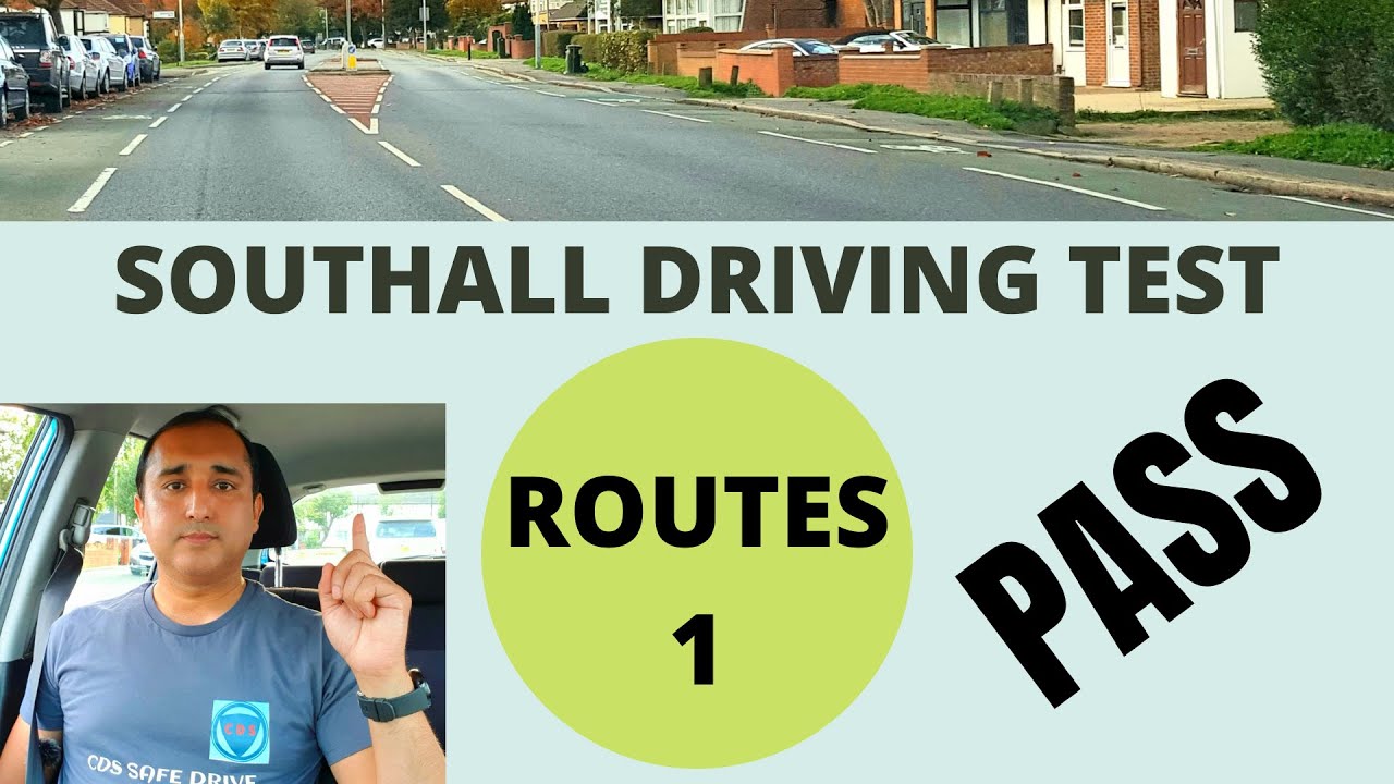 UK Driving Test Routes #1 (Southall ).UK