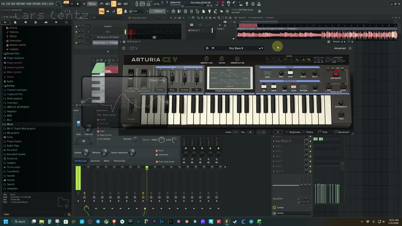 Boards of Canada's Roygbiv Bass on CZ V (CZ-101)