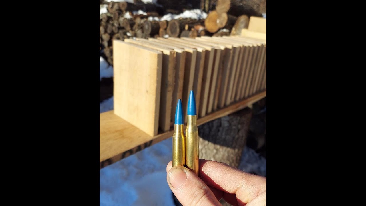 Тест на проникновение пуль 308 VS 30-06 Barnes X
