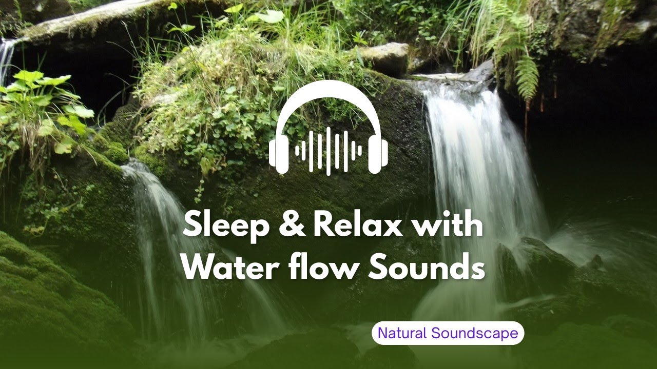 Soothing waterfall sounds for sleep