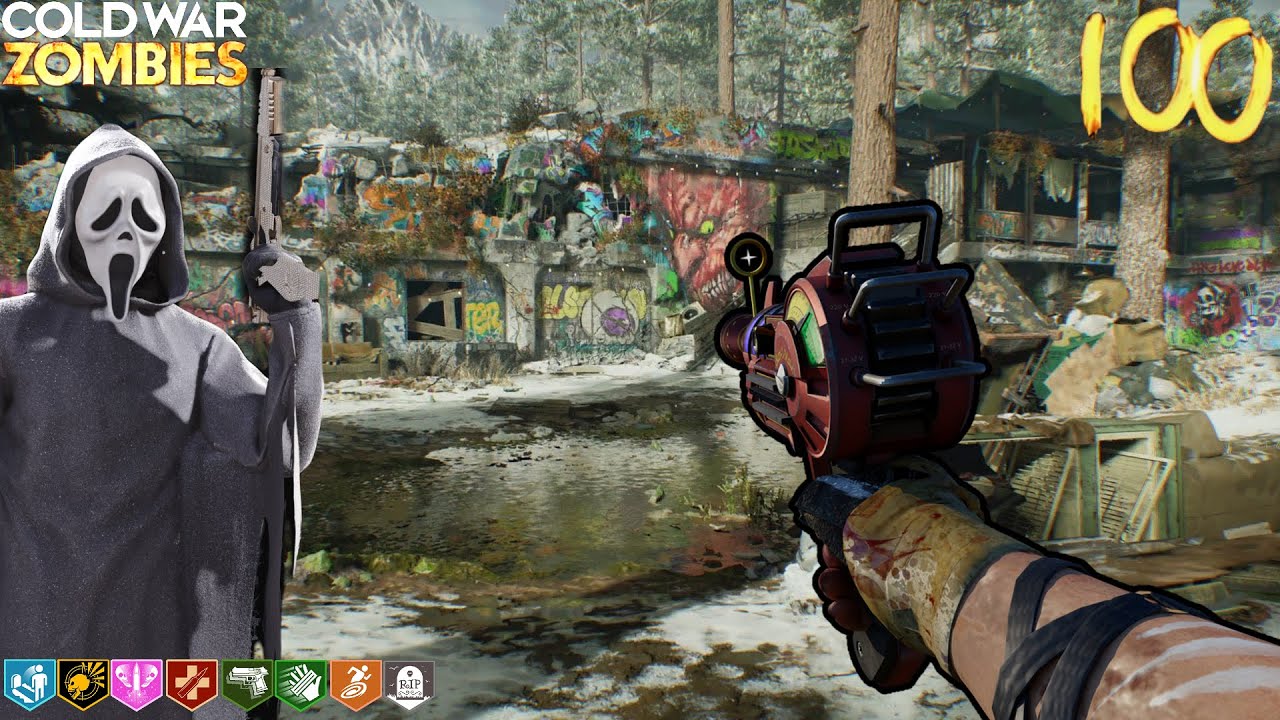 DIE MASCHINE BUSCANDO LA RONDA 100 EN SOLO POR PRIMERA VEZ SPEEDRUN | BLACK OPS COLD WAR ZOMBIES