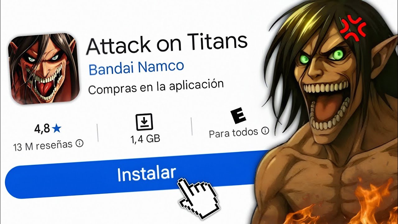 Probé TODOS los JUEGOS de ATTACK ON TITAN para CELULAR 🤩🔥