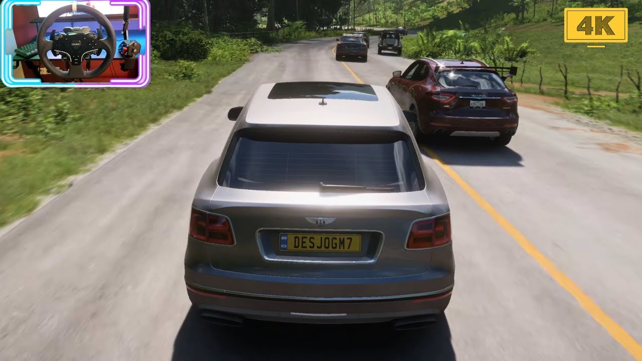 Bentley Bentayga VS SUV´s - Forza Horizon 5 / Moza R3 Steering Wheel / 4K Gameplay