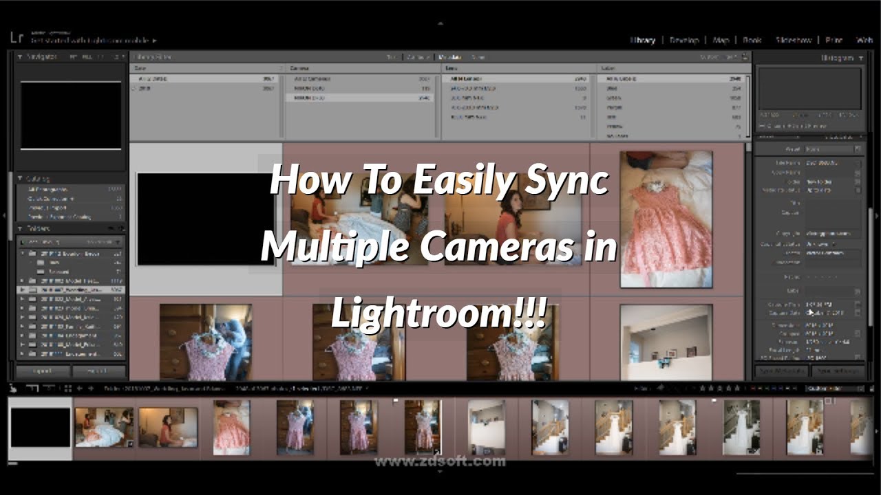 How to Sync Multiple Cameras in Lightroom